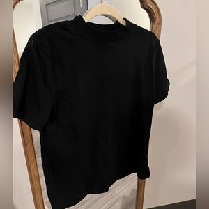 Zara premium cotton high neck tee